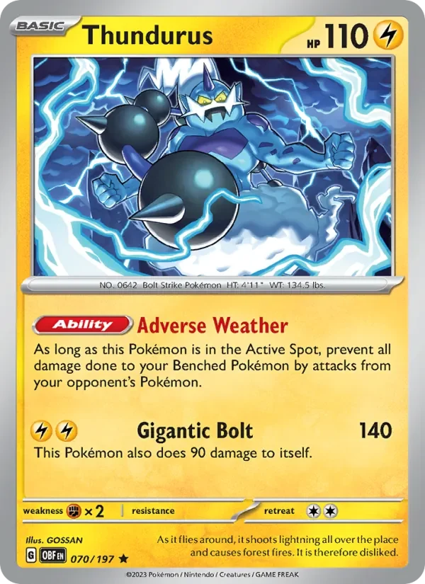 Thundurus - Holo