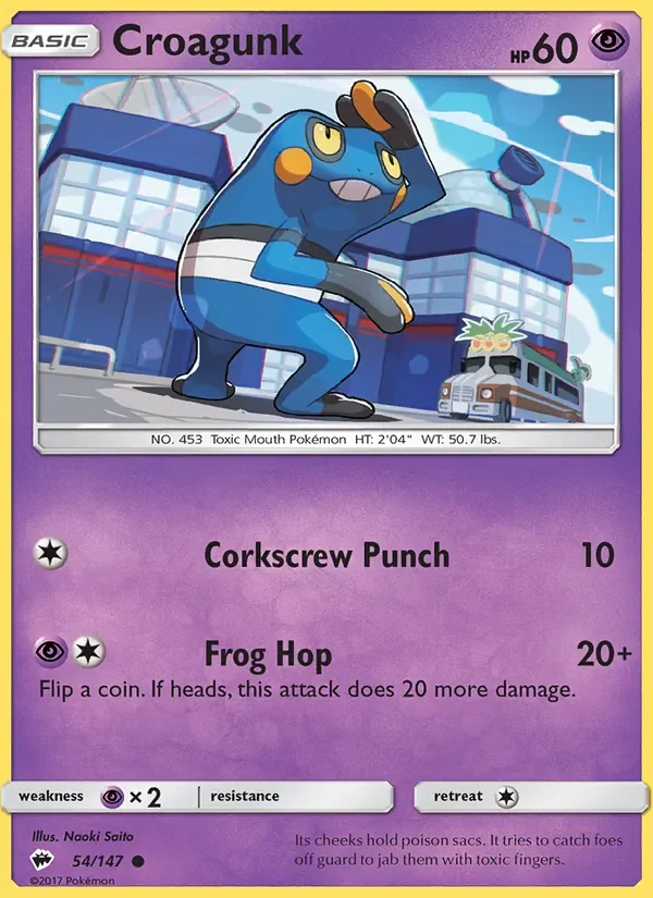 Croagunk - Non-holo