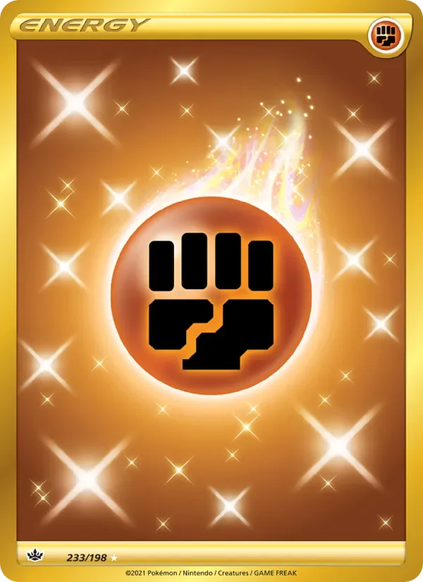 Fighting Energy - Holo - Gold