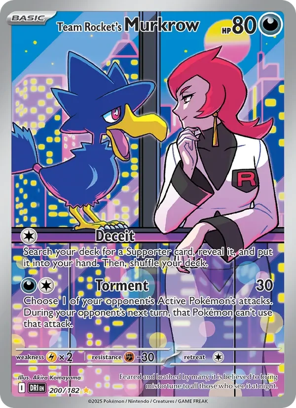 Team Rocket's Murkrow - Full Art