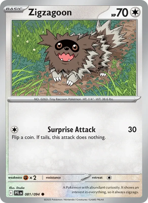 Zigzagoon - Non-holo