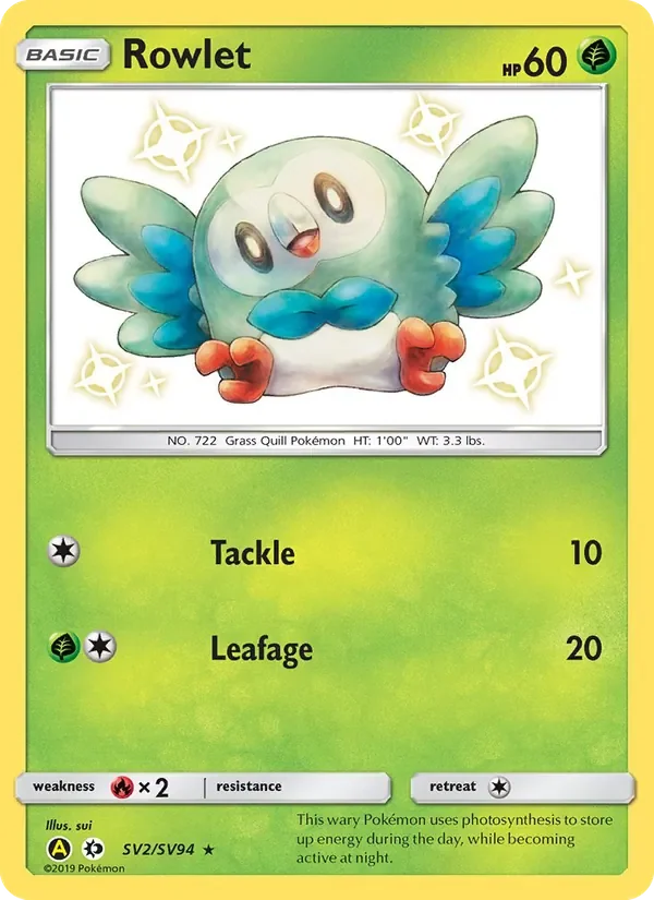 Rowlet - Non-holo
