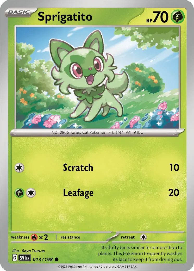 Sprigatito - Holo
