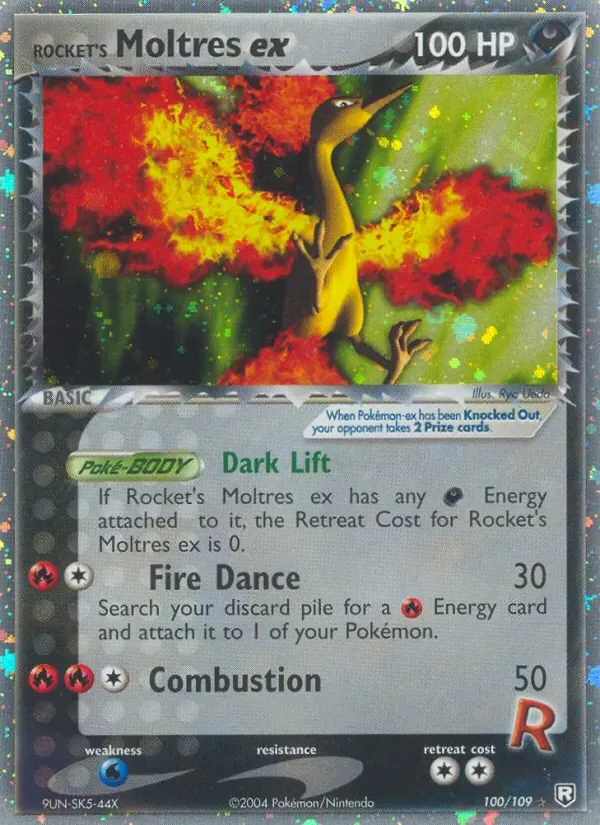 Rocket's Moltres ex - Holo