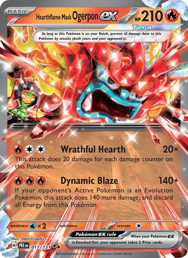 Hearthflame Mask Ogerpon ex - Holo