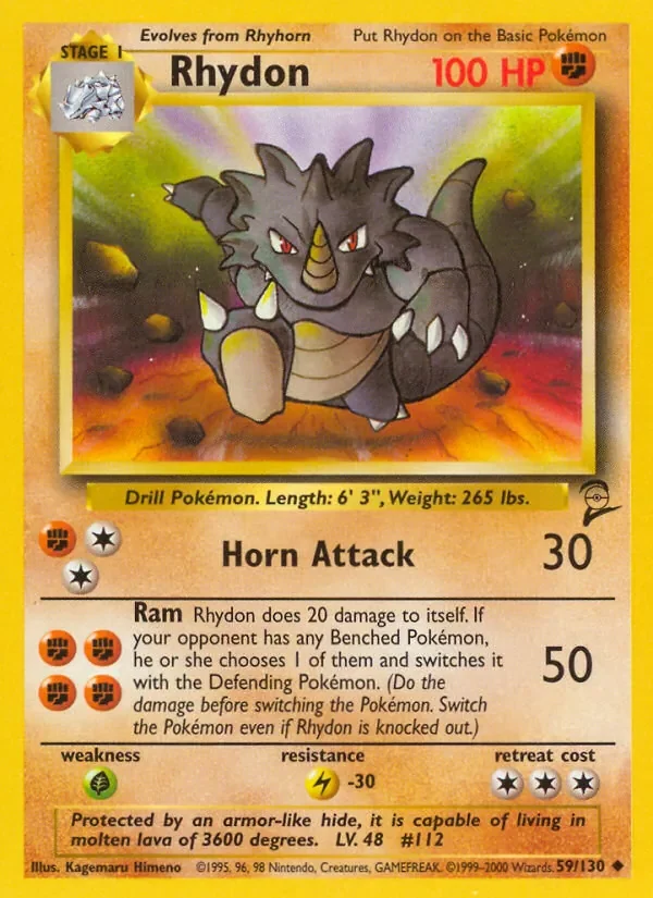 Rhydon - Non-holo