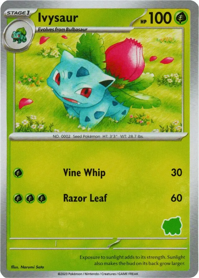 Ivysaur - Non-holo - Bulbasaur