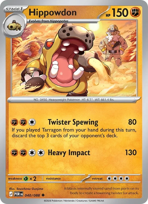 Hippowdon - Non-holo