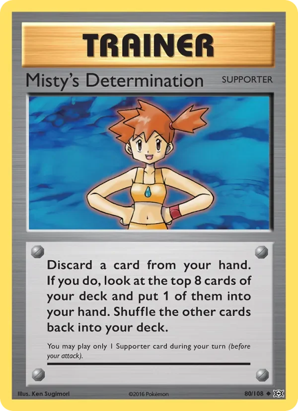 Misty's Determination - Non-holo