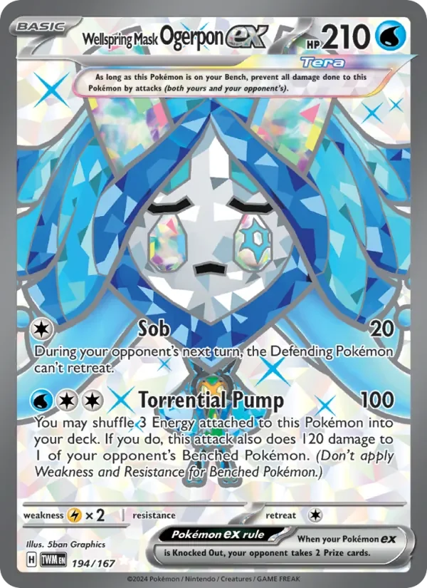 Wellspring Mask Ogerpon ex - Full Art
