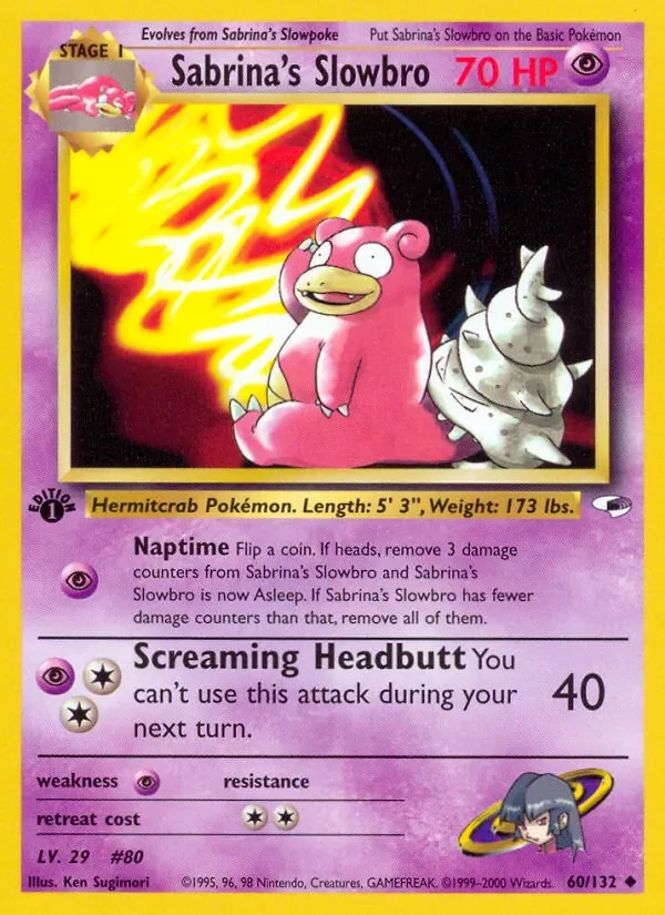 Sabrina's Slowbro - Non-holo