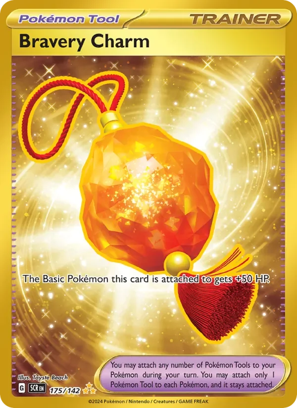 Bravery Charm - Full Art - Gold
