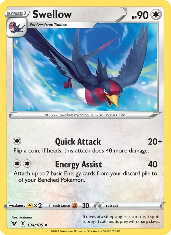 Swellow - Non-holo