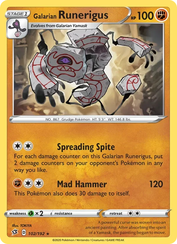 Galarian Runerigus - Non-holo