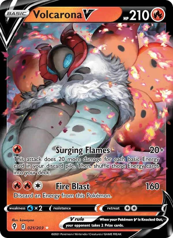 Volcarona V - Holo