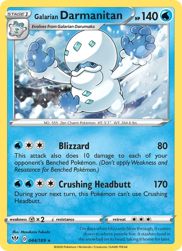 Galarian Darmanitan - Non-holo
