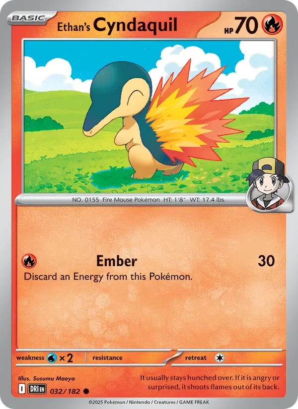 Ethan's Cyndaquil - Non-holo
