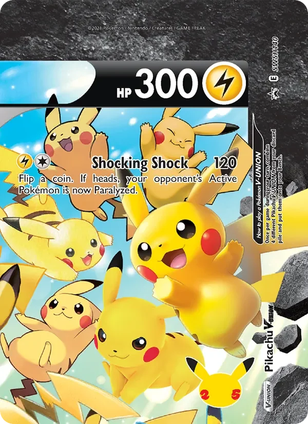 Pikachu V-UNION - Holo