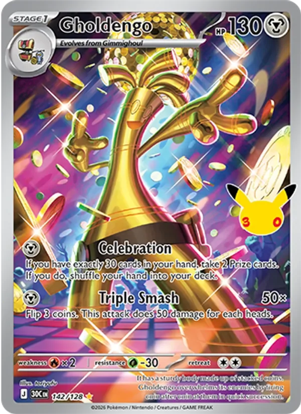 Gholdengo - Full Art - 30th Anniversary