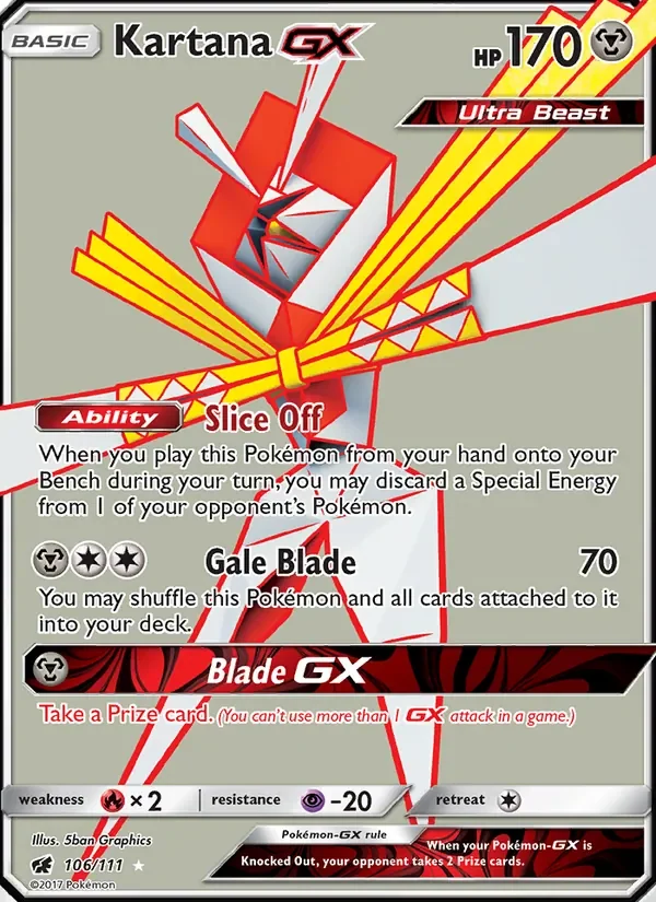 Kartana GX - Non-holo
