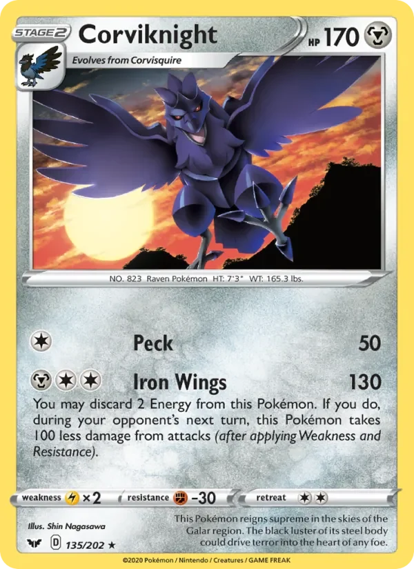 Corviknight - Non-holo