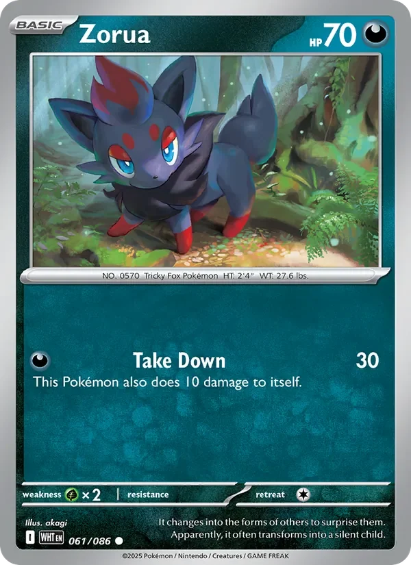 Zorua - Non-holo