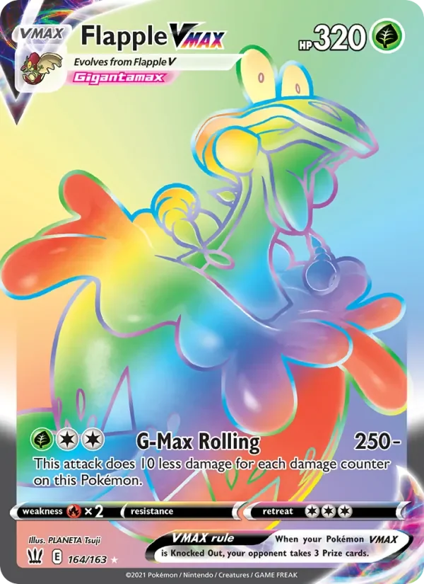 Flapple VMAX - Holo - Rainbow
