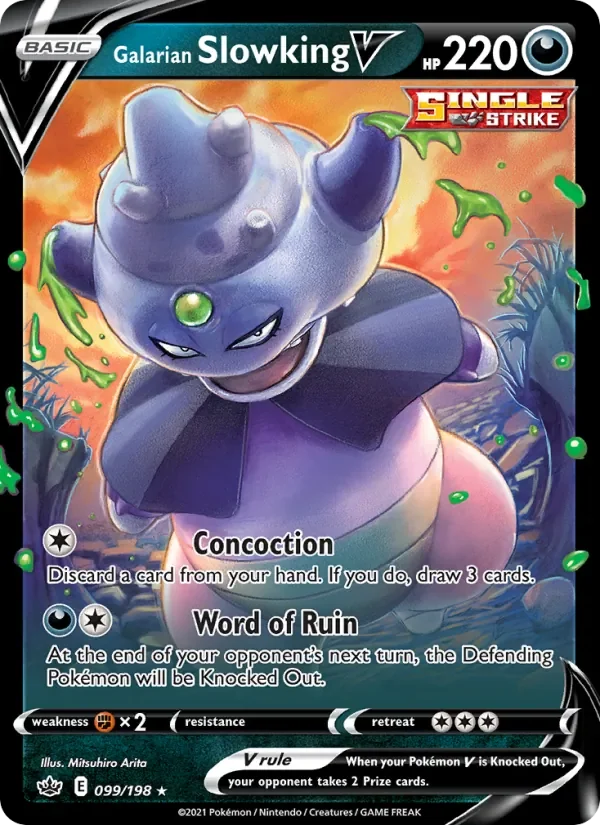 Galarian Slowking V - Holo