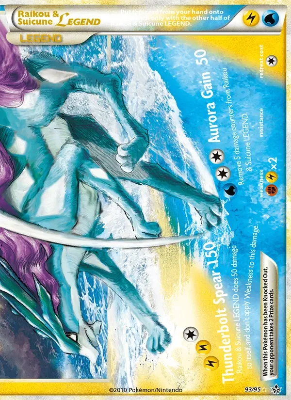 Raikou & Suicune LEGEND - Holo