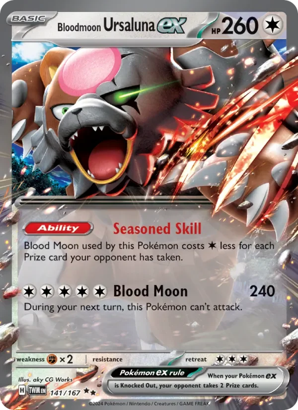 Bloodmoon Ursaluna ex - Holo