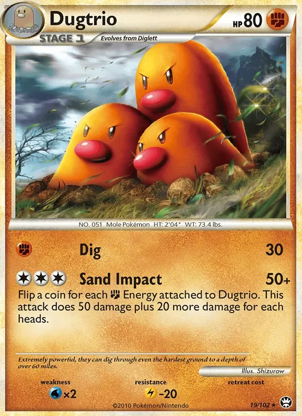 Dugtrio - Non-holo