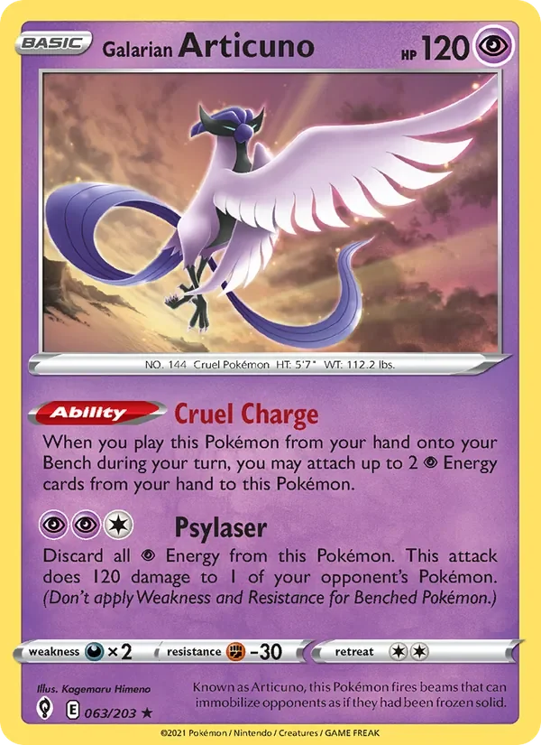 Galarian Articuno - Holo