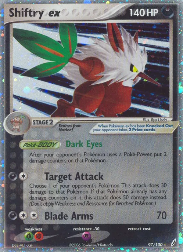 Shiftry ex - Holo