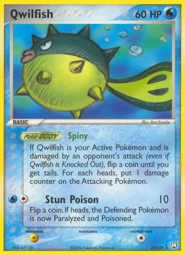 Qwilfish - Non-holo