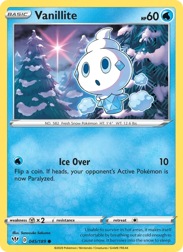 Vanillite - Non-holo
