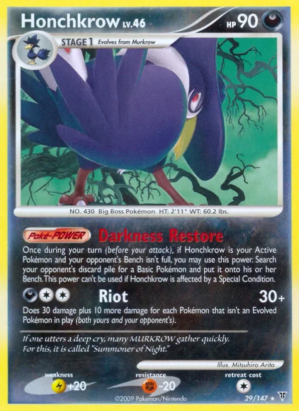 Honchkrow - Non-holo