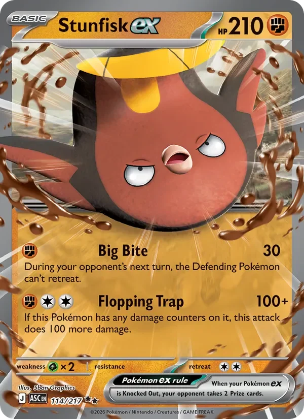 Stunfisk ex - Holo