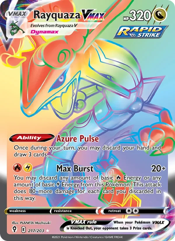 Rayquaza VMAX - Holo - Rainbow