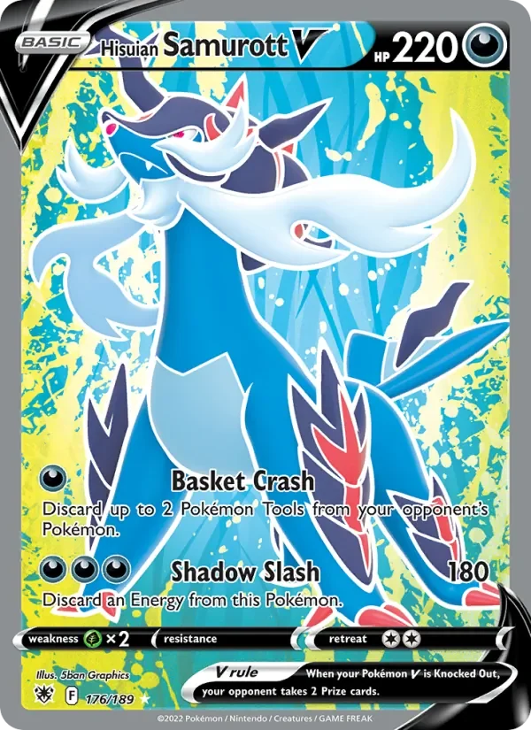 Hisuian Samurott V - Holo