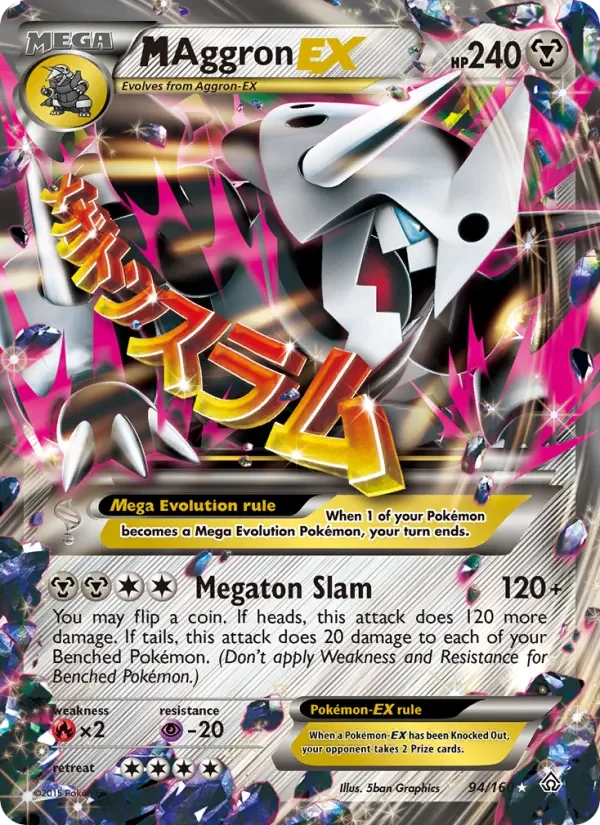 M Aggron EX - Non-holo