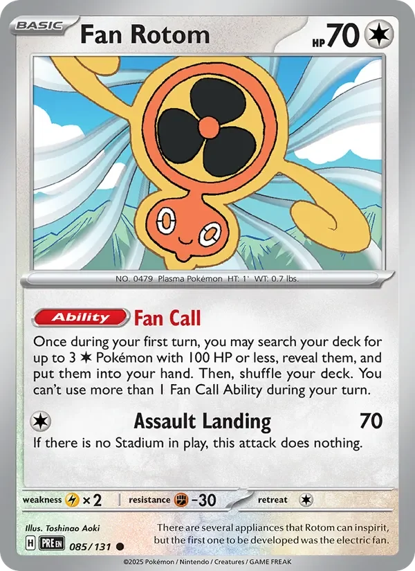 Fan Rotom - Non-holo