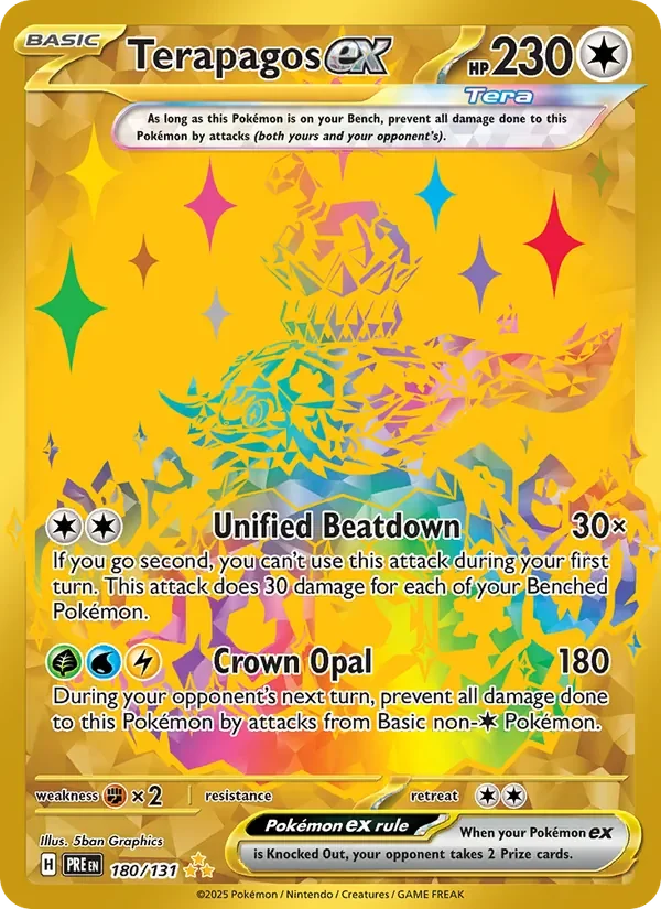 Terapagos ex - Full Art - Gold