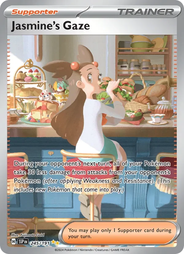 Jasmine's Gaze - Full Art