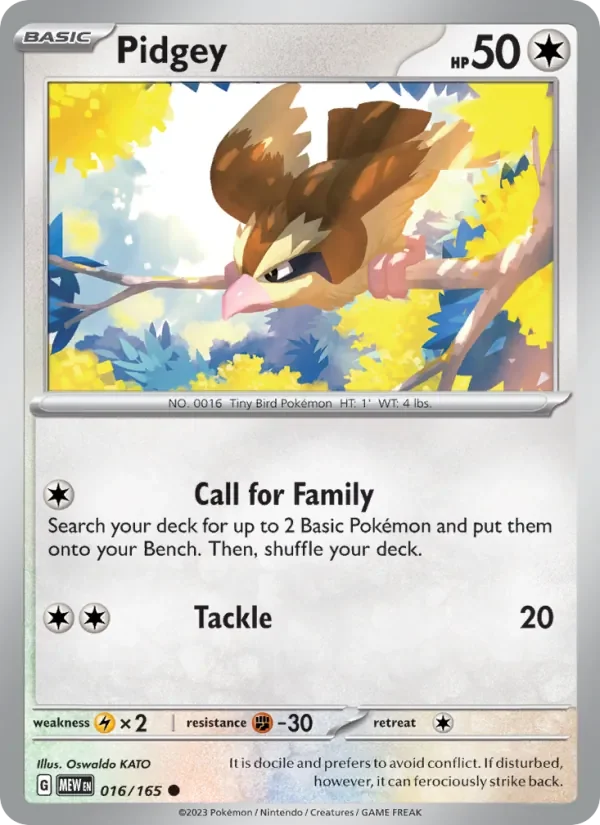 Pidgey - Non-holo