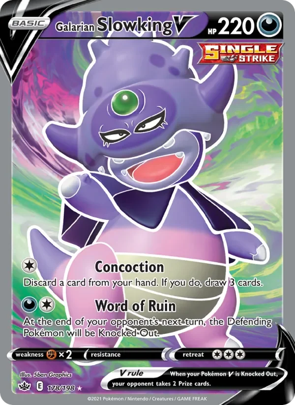 Galarian Slowking V - Holo