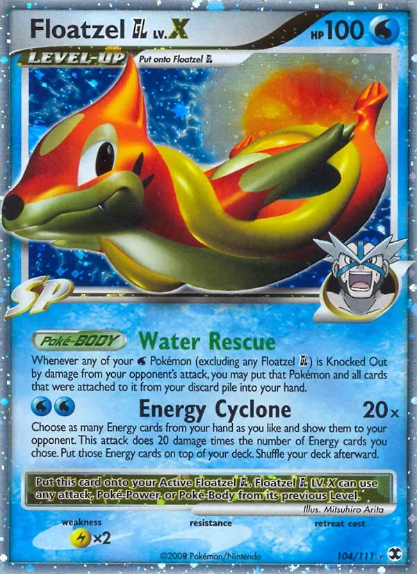 Floatzel GL LV.X - Holo