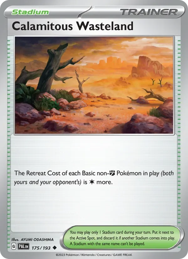 Calamitous Wasteland - Non-holo