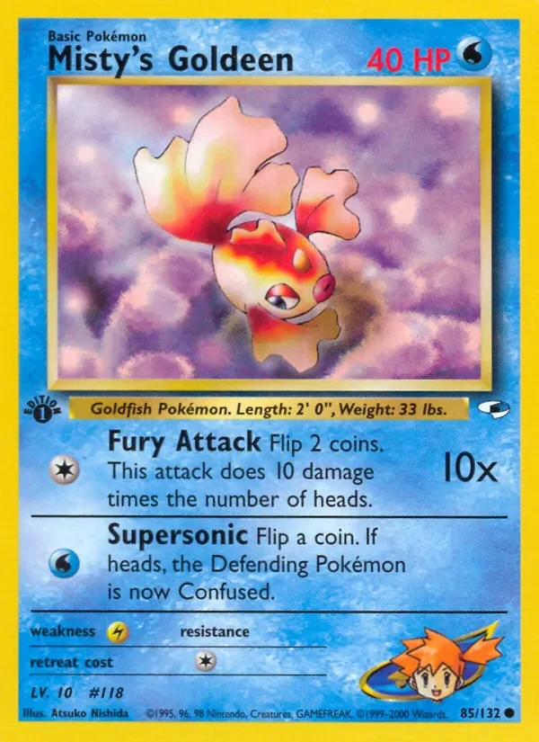 Misty's Goldeen - Non-holo