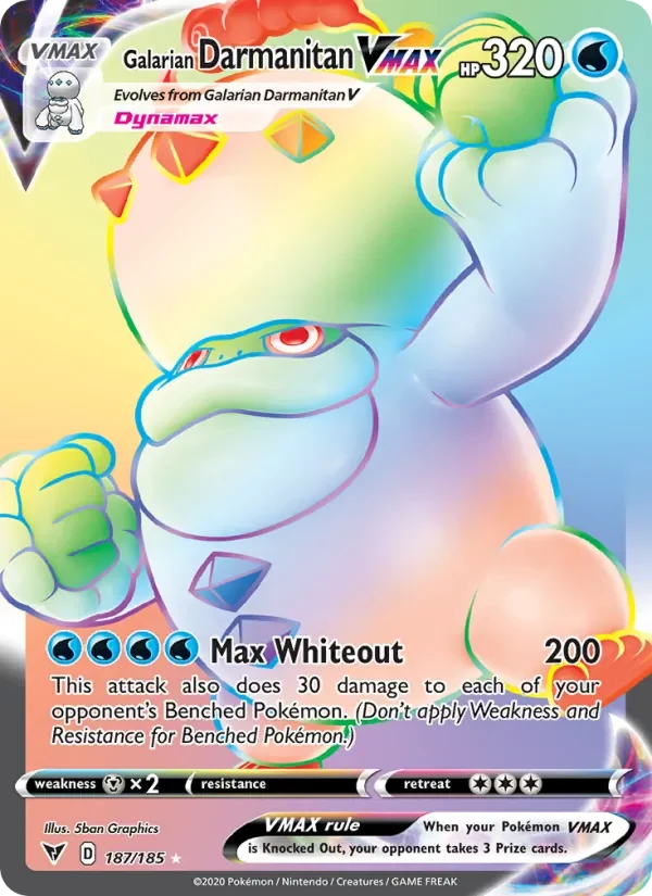 Galarian Darmanitan VMAX - Holo - Rainbow