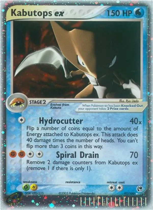 Kabutops ex - Holo